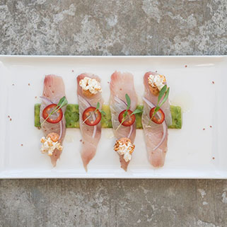 Plated fish