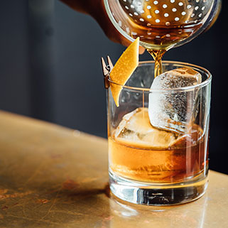 Pouring a drink