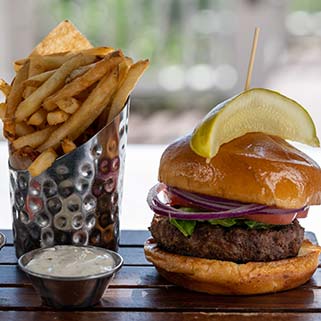 Burger and Fries